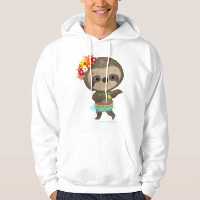 Sloth danshula hoodie (Framsida)