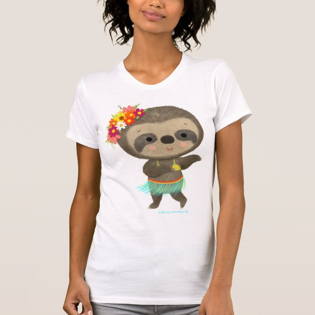 Sloth danshula t shirt (Framsida)