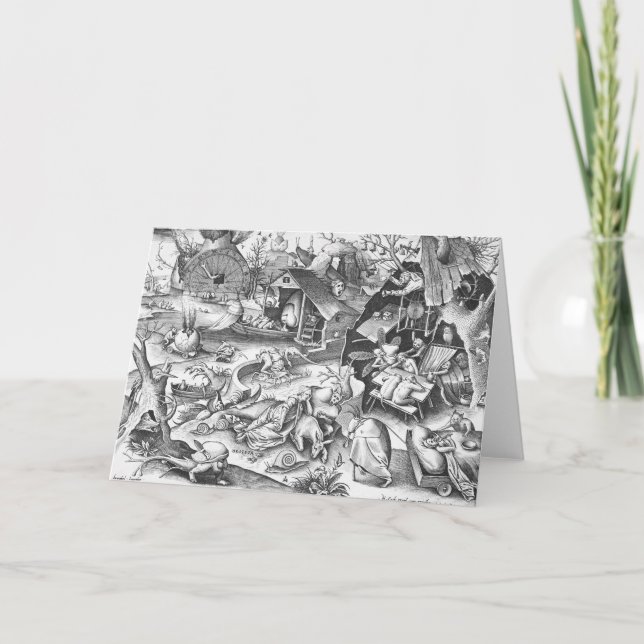 Sloth (Desidia), The Seven Deadly Sins Kort (Framsida)