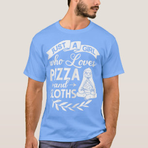 Sloth Eating Pizza Delivery Pizzeria Italy5202 T Shirt