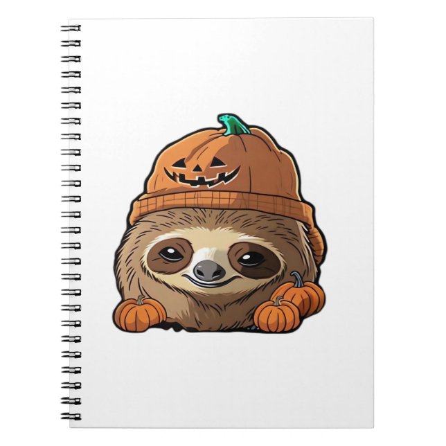 Sloth espuki sison halloween Classic T-Shirt Anteckningsbok (Framsidan)