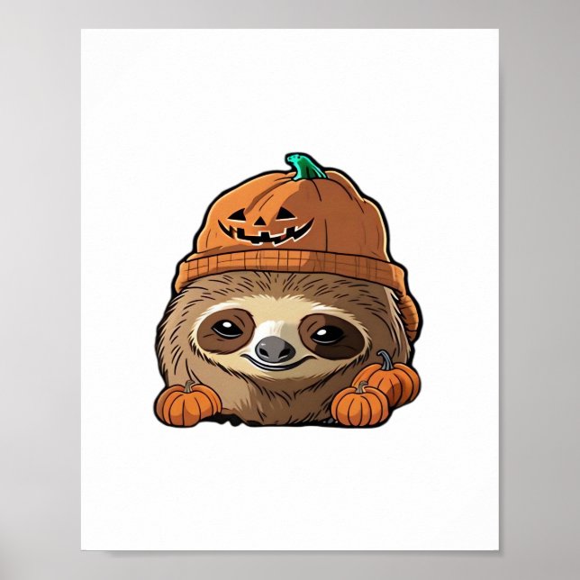 Sloth espuki sison halloween Classic T-Shirt Poster (Framsidan)