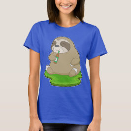 Sloth Flaska Beer T Shirt