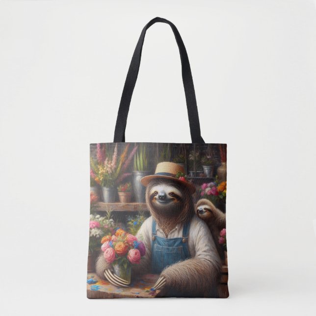 Sloth Florist Tygkasse (Framsida)