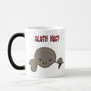 Sloth för Slothkrambaby Magisk Mugg