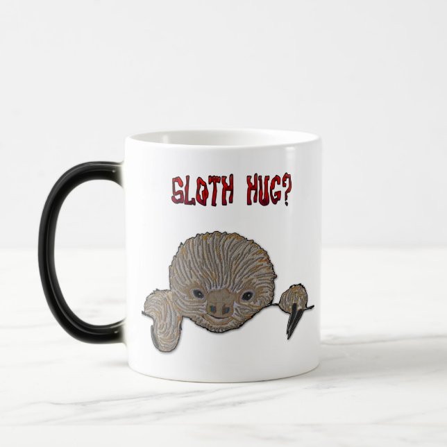Sloth för Slothkrambaby Magisk Mugg (Vänster)
