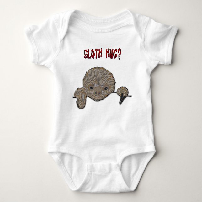 Sloth för Slothkrambaby T Shirt (Framsida)