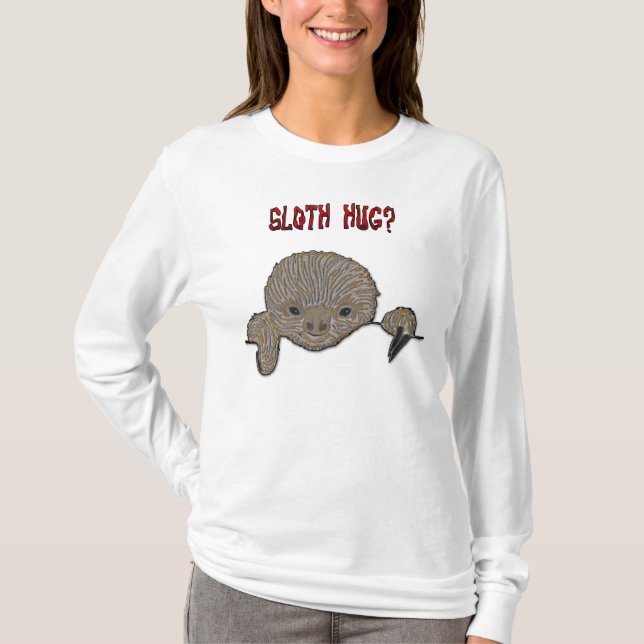 Sloth för Slothkrambaby Tee Shirt (Framsida)