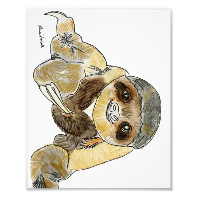 Sloth Fototryck (Framsidan)