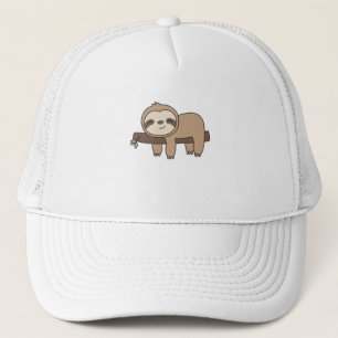Sloth Funny Relaxed Cute Animals För barn Keps