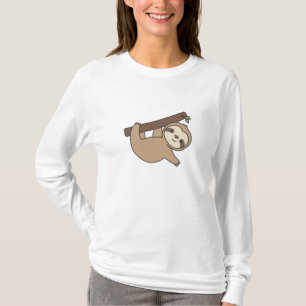Sloth Funny Relaxed Cute Animals För barn T Shirt