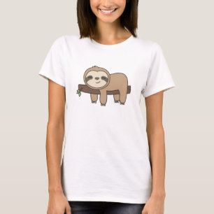 Sloth Funny Relaxed Cute Animals För barn T Shirt