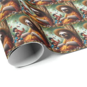 Sloth Grandma Presentpapper