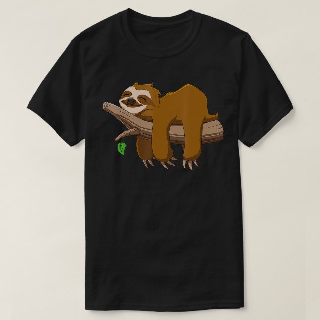 Sloth Graphic Manar Women Kids T Shirt (Design framsida)