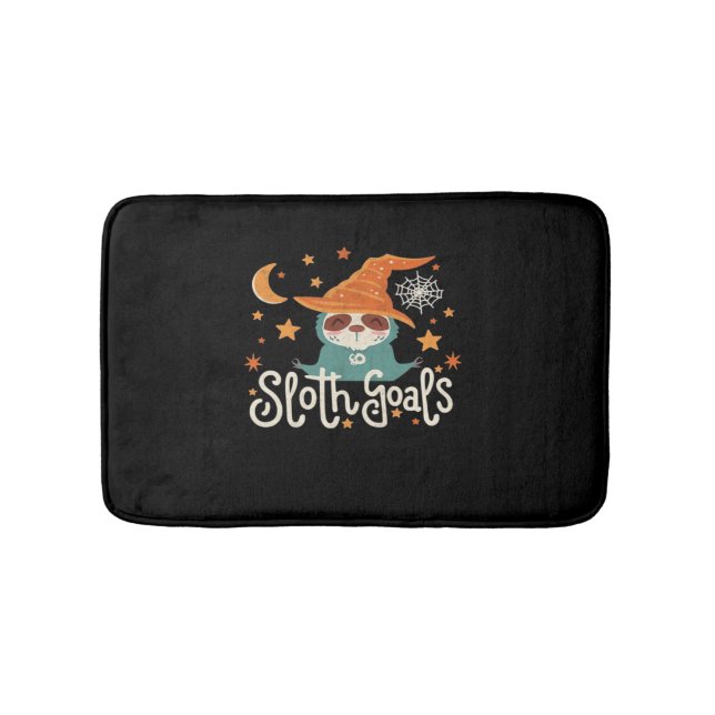 Sloth Halloween Goals Classic T-Shirt Badrumsmatta (Framsidan)