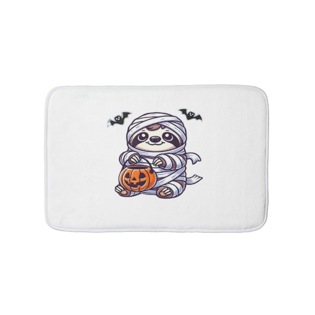 Sloth Halloween Mummy Kids Women Manar Sloth Class Badrumsmatta (Framsidan)
