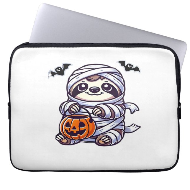 Sloth Halloween Mummy Kids Women Manar Sloth Class Laptop Fodral (Framsidan)