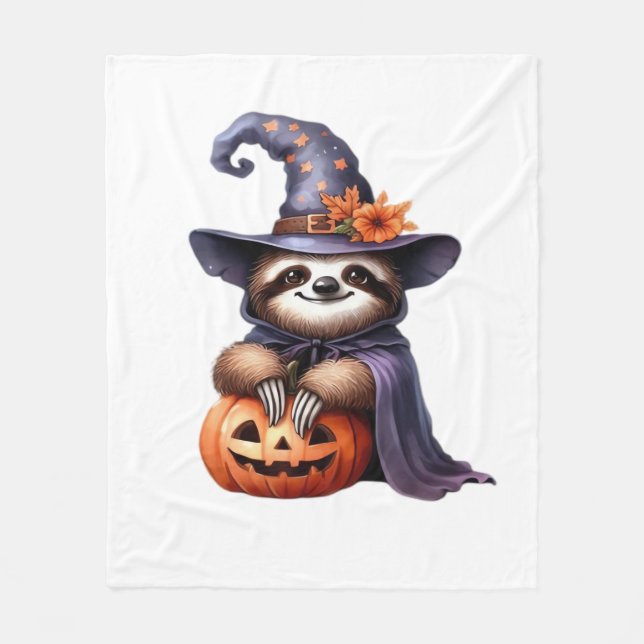 Sloth Halloween Outfit Classic T-Shirt Fleecefilt (Framsidan)