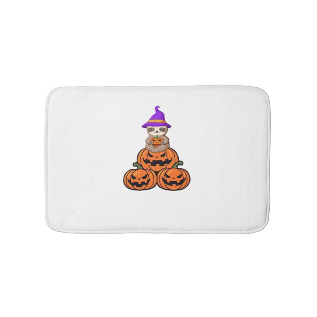 Sloth Halloween Premium T-Shirt Badrumsmatta (Framsidan)