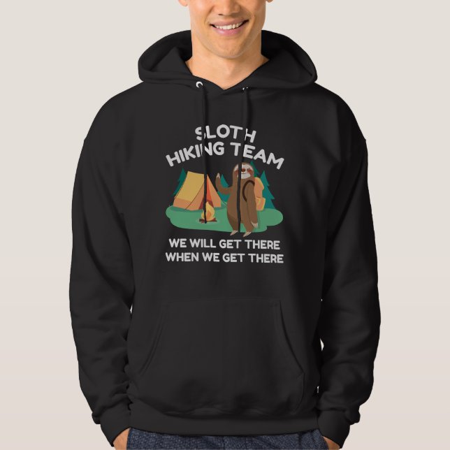 Sloth Hiking Team Hoodie (Framsida)