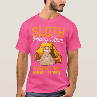 Sloth Hiking Team T Shirt
