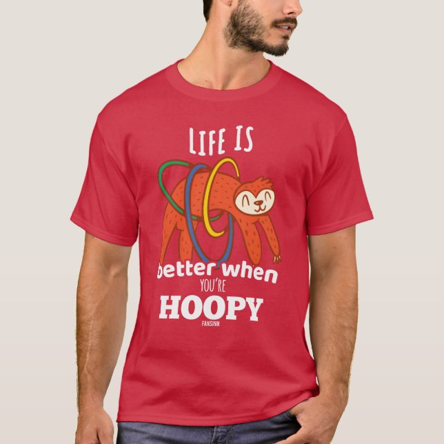 Sloth Hullern Sportires family friend T Shirt (Framsida)