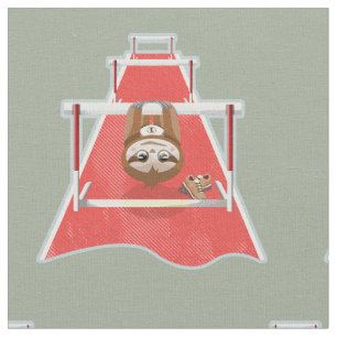 Sloth Hurdles tävling ateletics Tyg