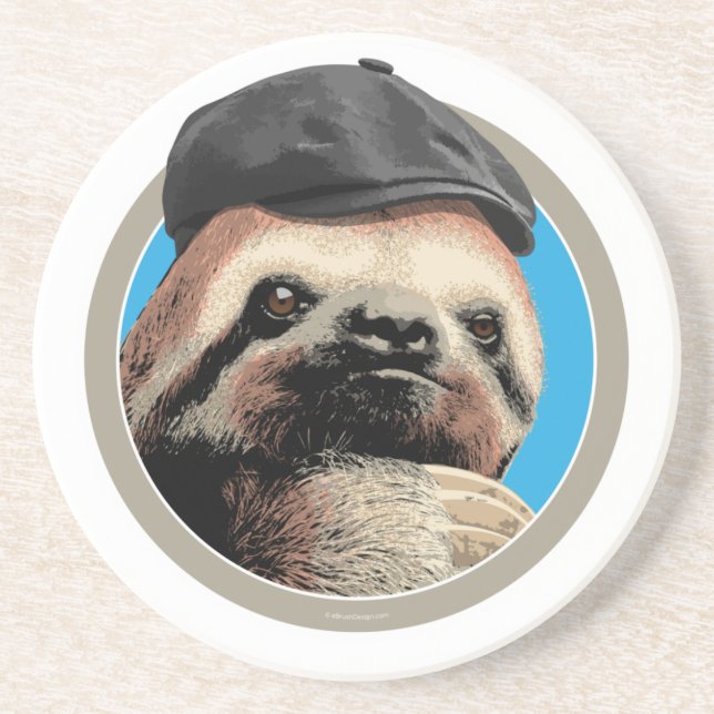 Sloth (i Baker Boy hat) Underlägg (Framsidan)