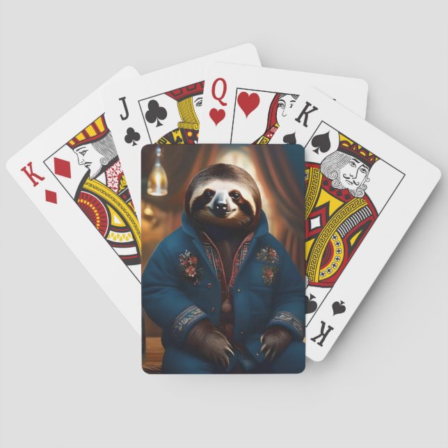 Sloth i hans drickande Jacka, Casinokort (Baksidan)