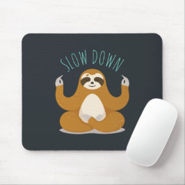 Sloth in Lotus Yoga Pose ’Slow Down’ Musmatta
