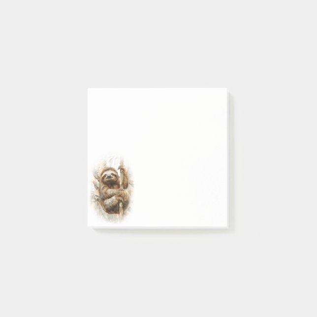 Sloth in the Rainforest Post-it Block (Framsida)