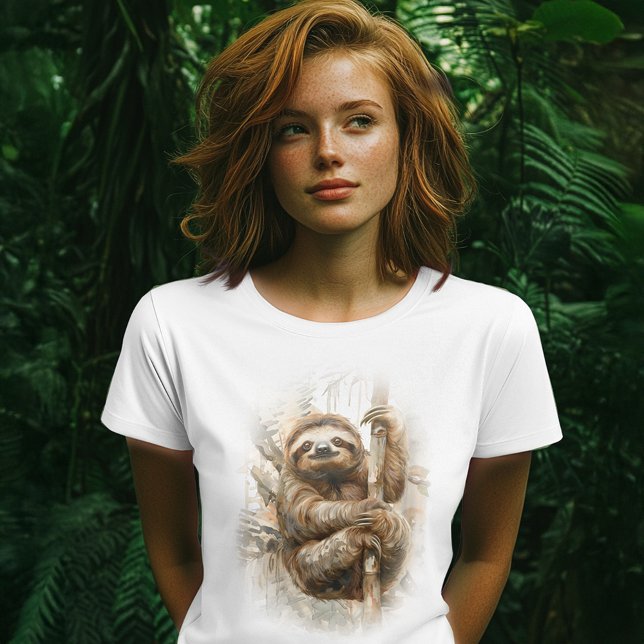 Sloth in the Rainforest T Shirt (Skapare uppladdad)