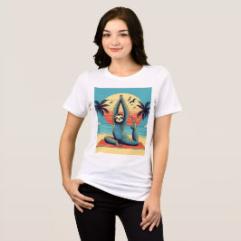 Sloth in Yoga Pose Unisex T Shirt