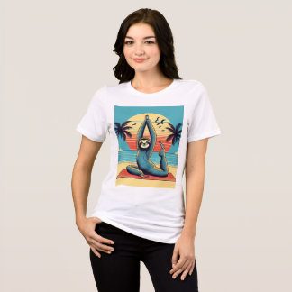 Sloth in Yoga Pose Unisex T Shirt