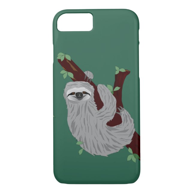 Sloth iPhone 7 fodral Case-Mate iPhone Skal (Baksida)