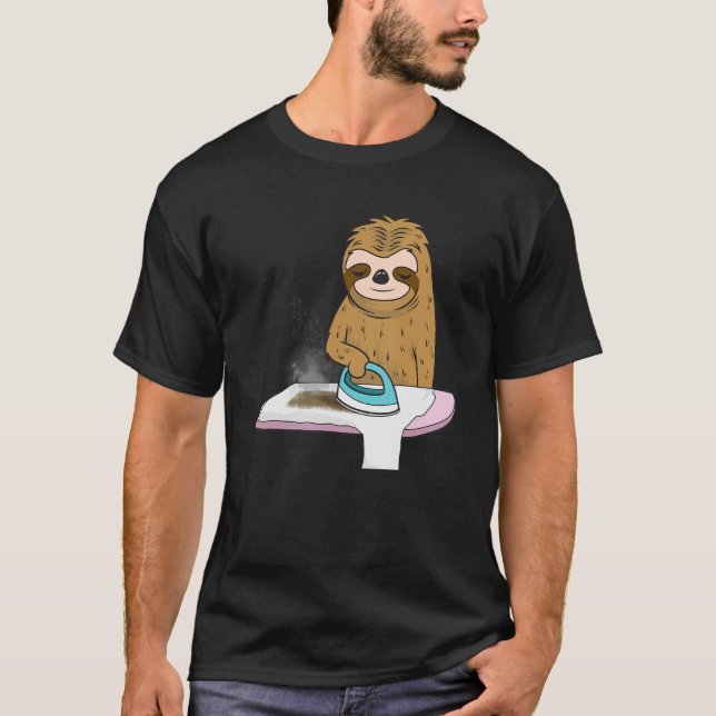 Sloth järn hans också t shirt (Framsida)