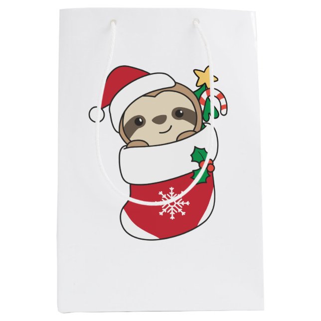 Sloth jul Snö Winter Animals Sloths (Framsidan)