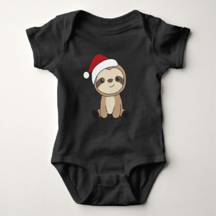 Sloth jul Snö Winter Animals Sloths Baby Bo T Shirt