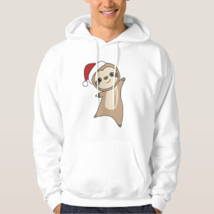 Sloth jul Snö Winter Animals Sloths Hoodie