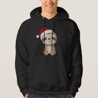 Sloth jul Snö Winter Animals Sloths Hoodie
