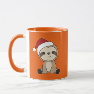 Sloth jul Snö Winter Animals Sloths Mugg
