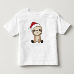 Sloth jul Snö Winter Animals Sloths Småbarn T Shirt