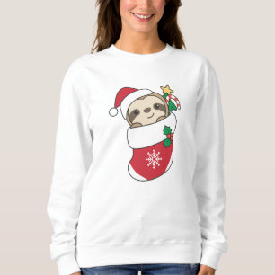 Sloth jul Snö Winter Animals Sloths T Shirt