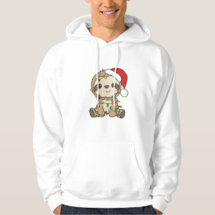 Sloth jul Winter Animals Sloths Hoodie