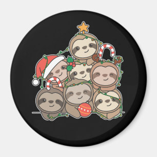 Sloth Julgran, Lundny, juvelmagnet Magnet