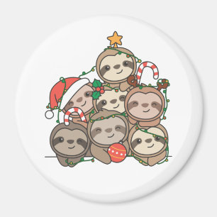 Sloth Julgran, Lundny, juvelmagnet Magnet