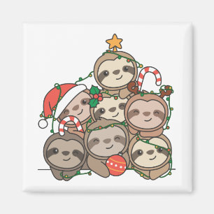 Sloth Julgran, Lundny, juvelmagnet Magnet