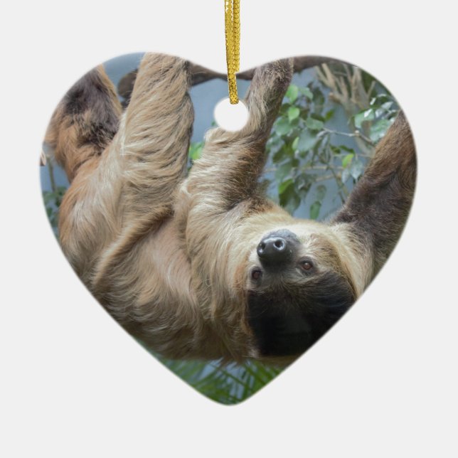 Sloth Julgransprydnad Keramik (Framsidan)