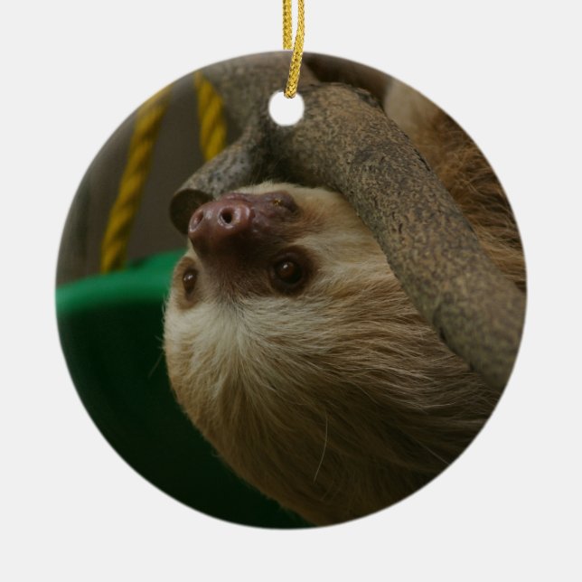 Sloth Julgransprydnad Keramik (Framsidan)