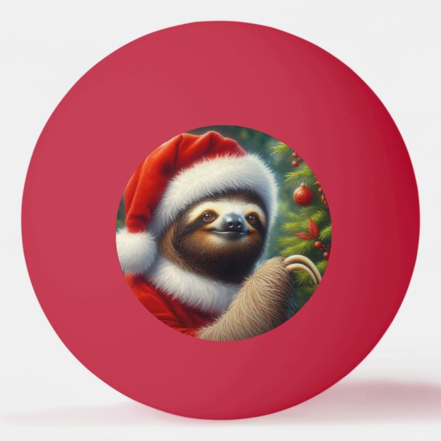 Sloth Jultomten Pingisboll (Framsidan)